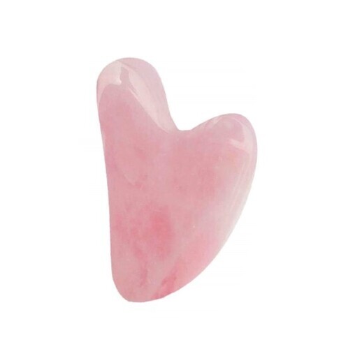 Natural Rose Quartz Gemstone Face Massage Gua Sha