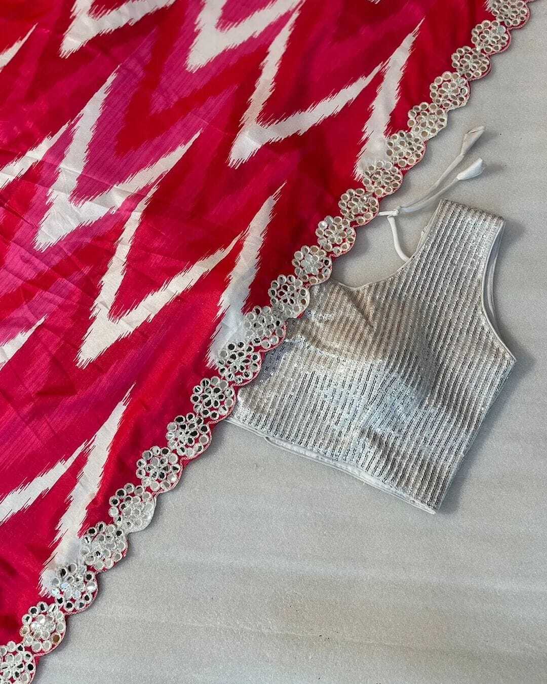 Women New demanding Heavy chinnon Fabric with beautiful Digital print
