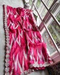 Women New demanding Heavy chinnon Fabric with beautiful Digital print