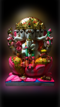 PunchMukhi Ganesh Marble Statue