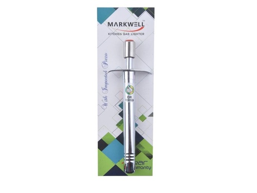 Stainless Steel Manual Gas Lighter - 20x15x5 Centimeters | Durable, Rustproof, Easy Grip Design for Kitchen Appliances