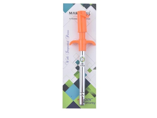 Kadi Gas Lighter - Stainless Steel, 21x5x2 cm | Lightweight, Durable Design with Comfortable Grip, Ideal for Home Use