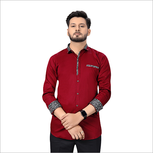011 SG Mens Maroon Shirt