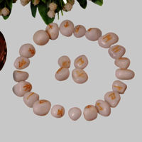 Natural White Agate Gemstone Rune Set