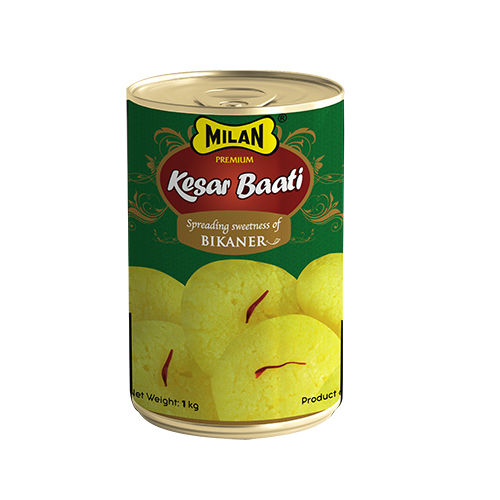 Good Quality Milan Kesar Baati Rajbhog  Can