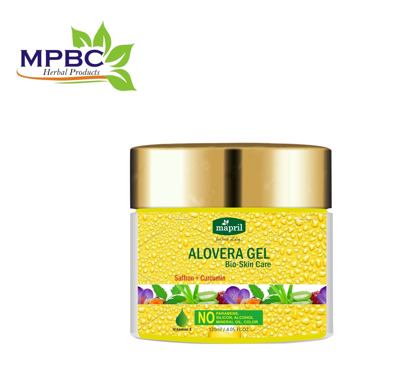 Curcumin And Saffron Aloevera Gel