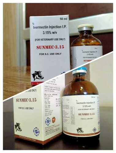 Ivermectin 3.15 % Injection In Third Party Manufacturing Ingredients: Chemicals