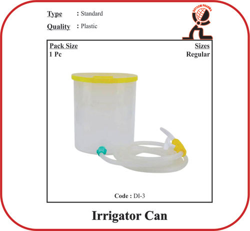 Durability Irrigator Can Plastic And Ss