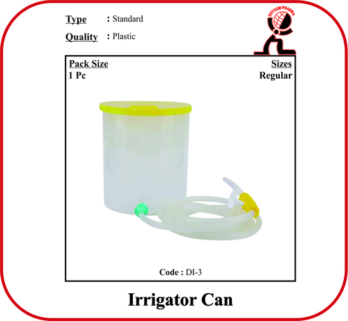 Irrigator Can Plastic and SS