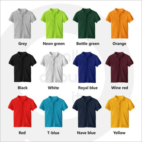 Cotton Basic Polo T Shirt