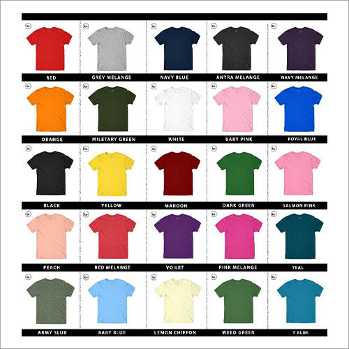 Round Neck Cotton T Shirt Gender: Male