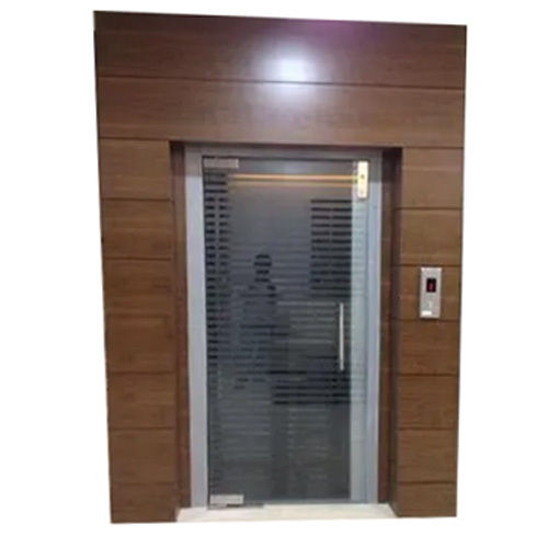 Stainless Steel Automatic Glass Door Passenger Lift