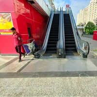 Stainless Steel Outdoor Commercial Escalator