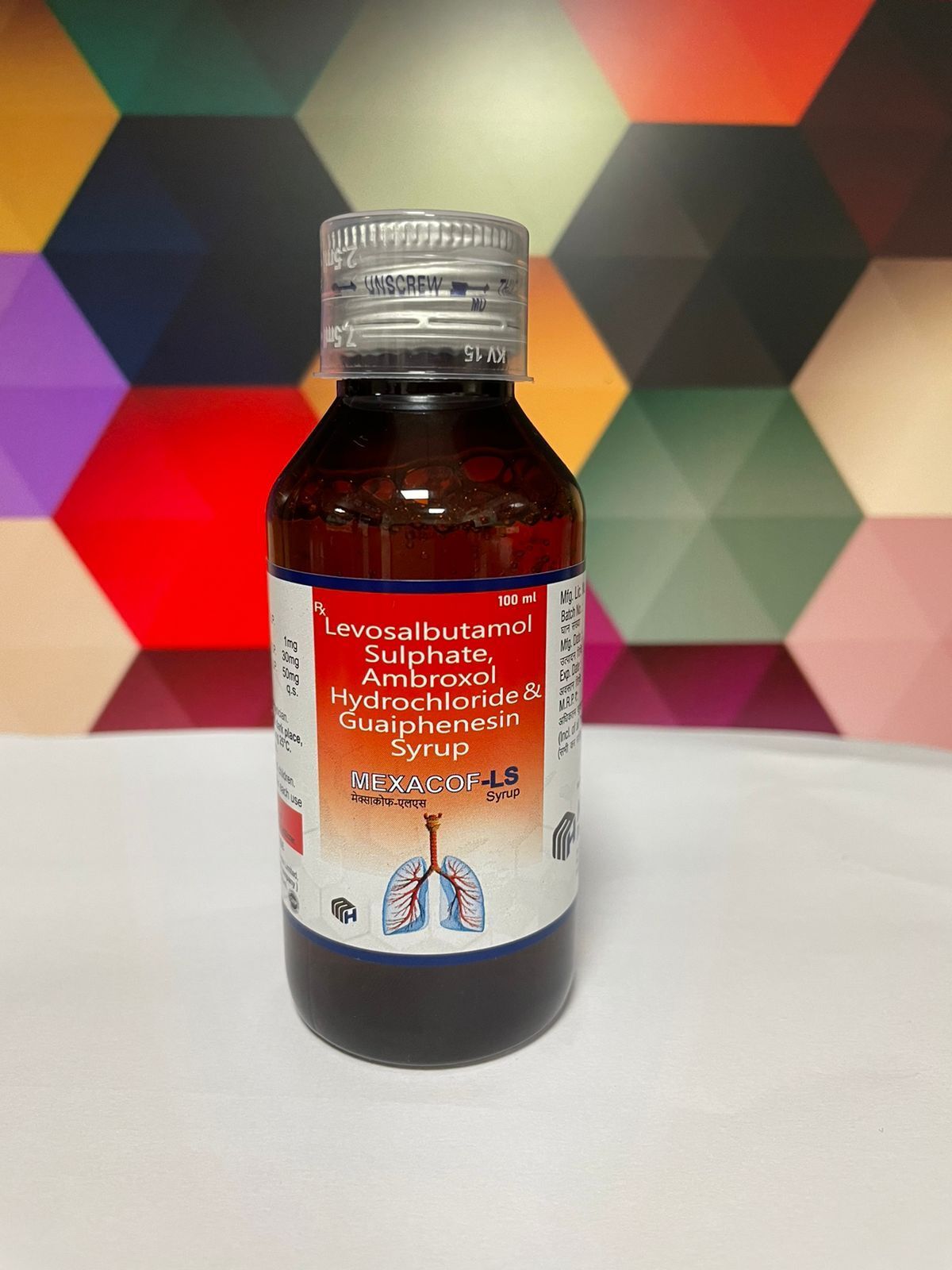 Ambroxol Hydrochloride Guiaphensin And Levosalbutamol Syrup