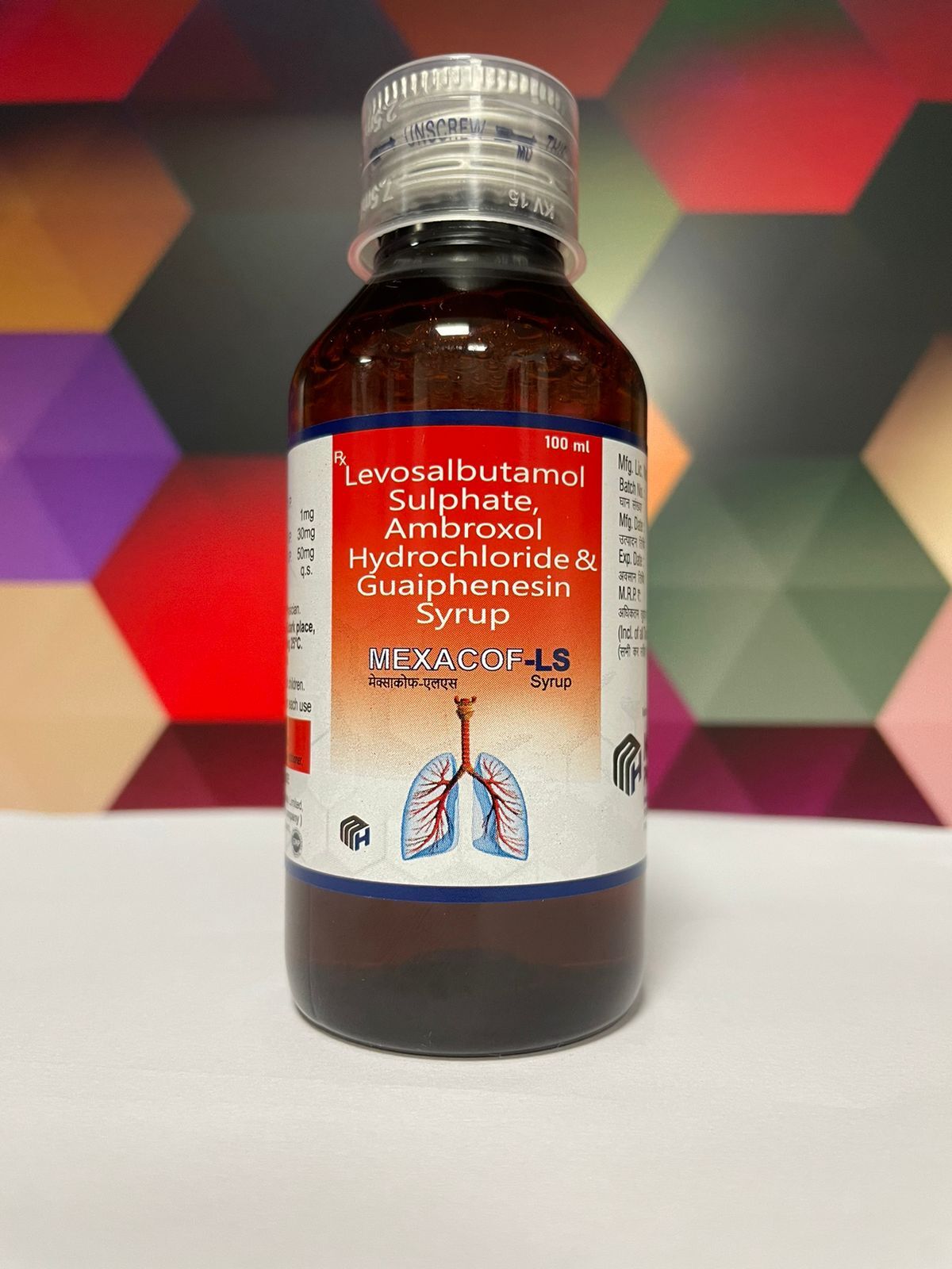 Ambroxol Hydrochloride Guiaphensin And Levosalbutamol Syrup