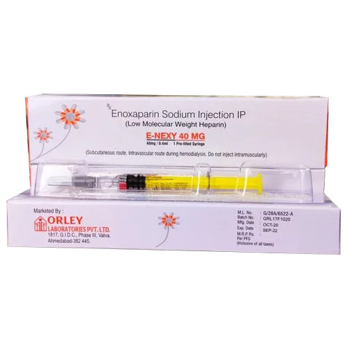 Enoxaparin Sodium Injection IP - 40mg Liquid Form | Suitable For All, Recommended By Doctor, Dosage As Suggested, Store In Dry Place