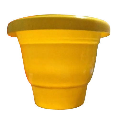 12 Inch Yellow Flower Pot