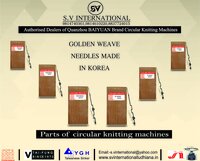 Golden Weave Brand Circular Knitting Machine Needles Originated From South Korea