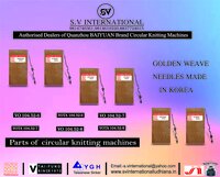 Golden Weave Brand Circular Knitting Machine Needles Originated From South Korea