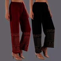 HUMAIRA FASHIONS WOOLEN PRINTED PALAZZO