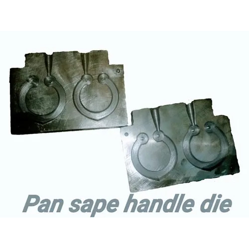 Cast Iron Mould Kadai Pan Shape Handle