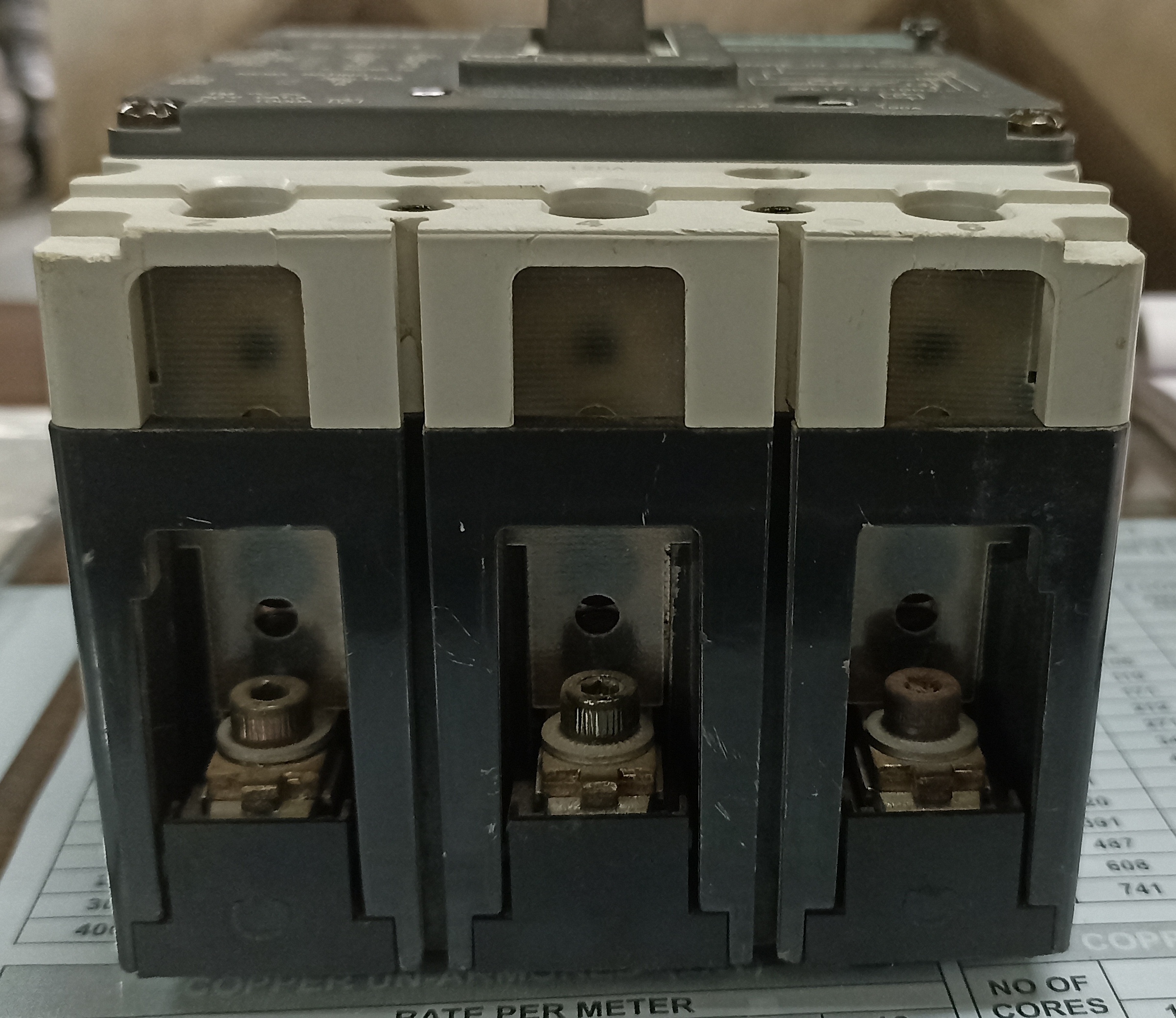 SIEMENS 125A 3P MCCB