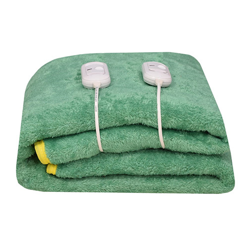 Cyan Green Double Bed Electric Blankets
