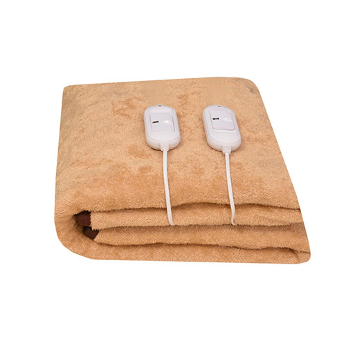 Brown Double Bed Electric Blankets