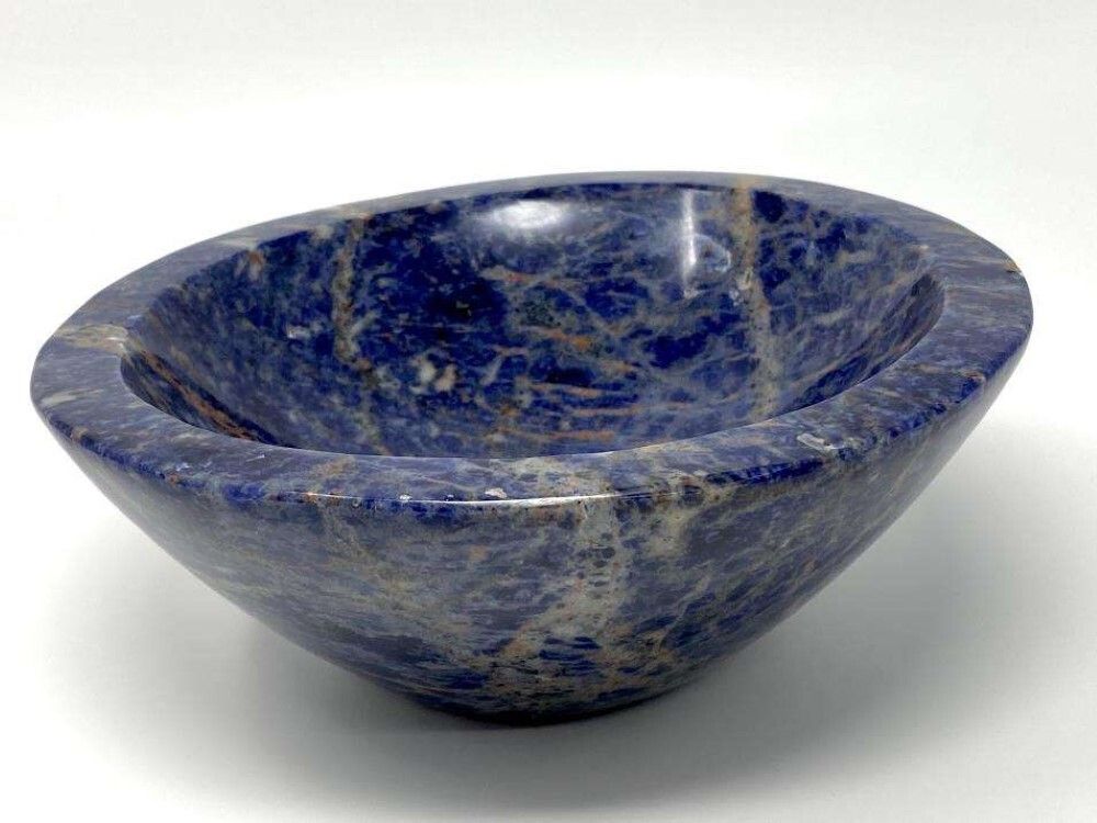 Natural Sodalite Gemstone Crystal Bowl