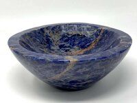 Natural Sodalite Gemstone Crystal Bowl