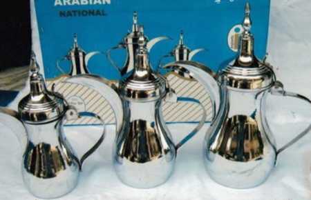 STAINLESS STEEL ARABIC DALLAH SET