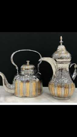 ARABIC TEAPOT AND DALLAH SET