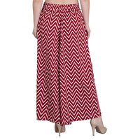 HUMAIRA FASHIONS ZIGZAG PRINTED CREPE PALAZZO