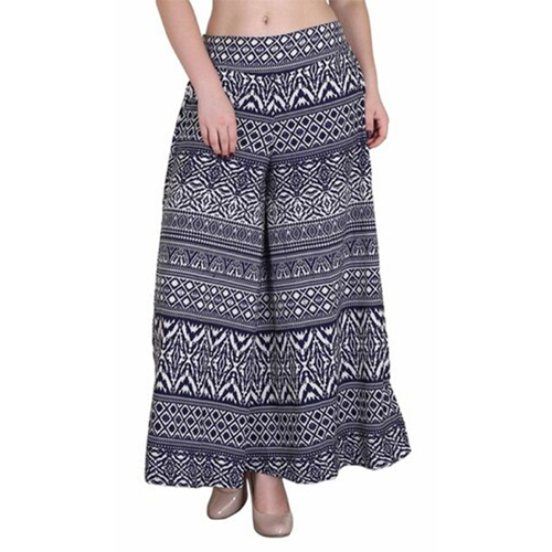 Ladies Forest Printed Crepe Palazzo