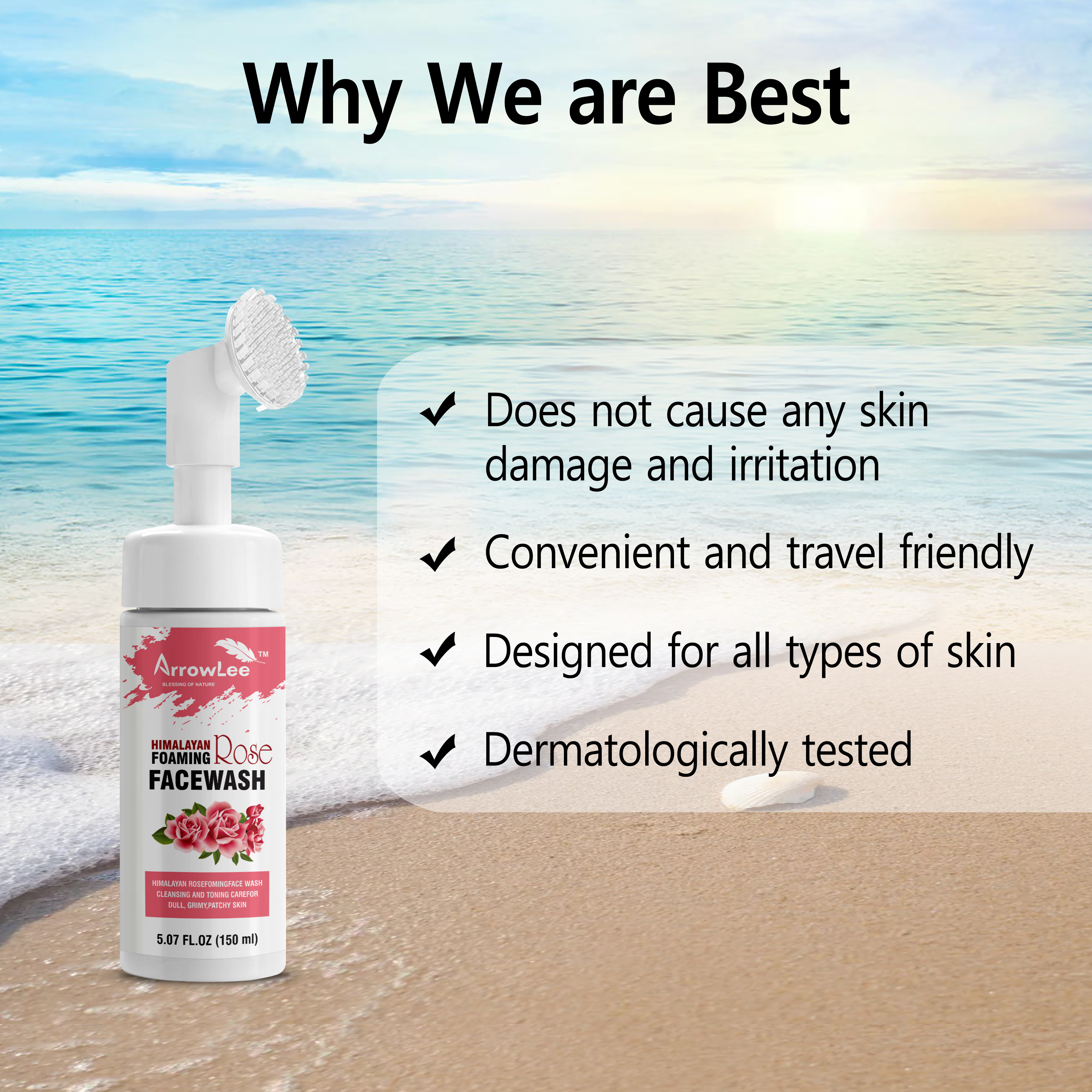 Himalayan Rose Foaming Face Wash