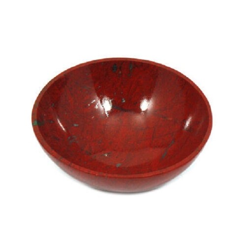 Natural Red Jasper Stone Gemstone Crystal Bowl