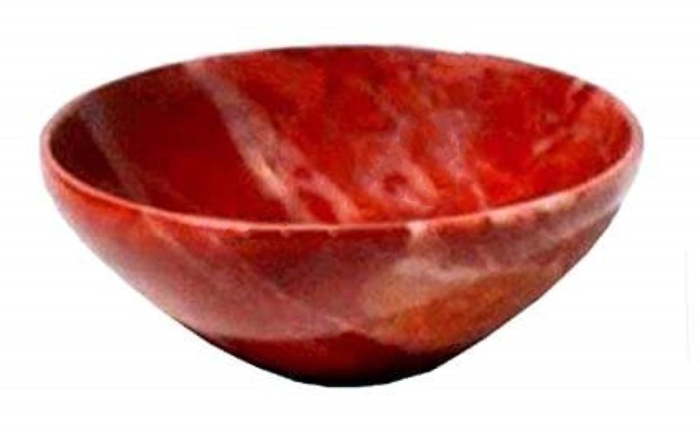 Natural Red Jasper Stone Gemstone Crystal Bowl