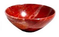 Natural Red Jasper Stone Gemstone Crystal Bowl