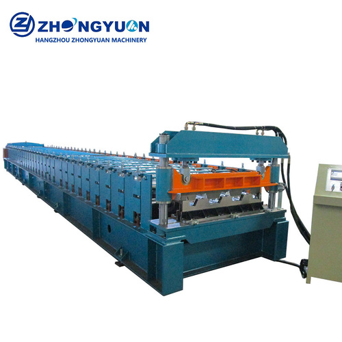 Decking roll forming machine
