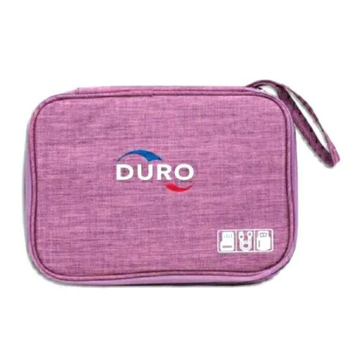 Pink Travel Gadget Organizer Bag