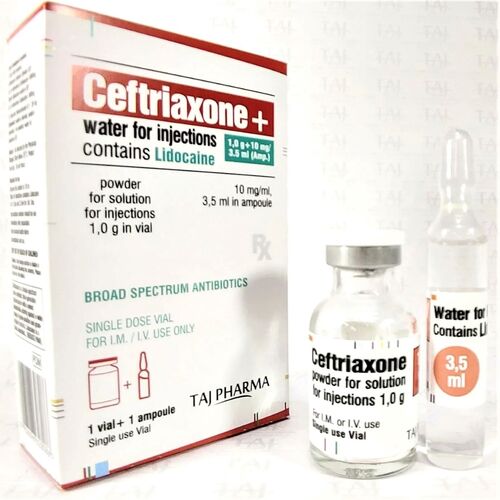 Ceftriaxone Sodium And Water For Injection Contains at Best Price in