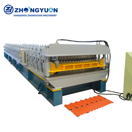 Color steel sheet double layer making equipment