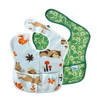 Chic Buddy Baby Bib Waterproof  Washable Fabric Fits Babies and Toddlers 6-24 Months