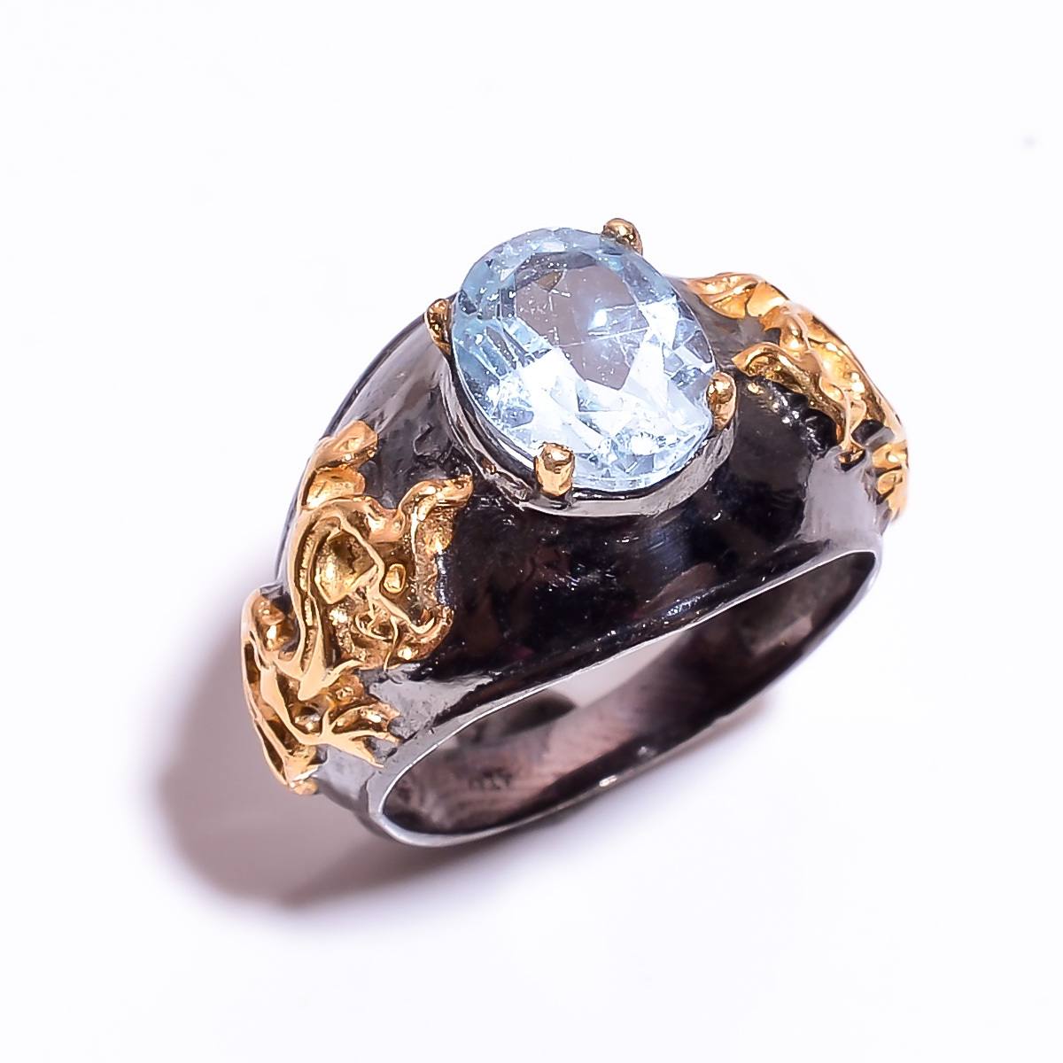 Wholesale Labradorite Gold Plated And Rhodium Plated Rings Solid 925 Sterling Silver handmade Jewelry