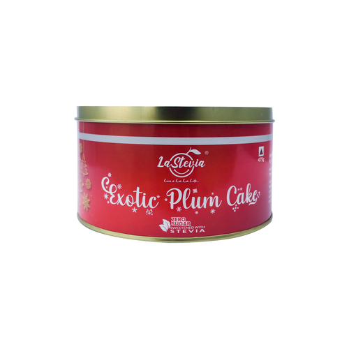 LaStevia Fresh Exotic Plum Cake sweetened with Stevia. No Added Sugar. - 500 g