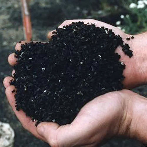 Black Recycled Crumb Rubber