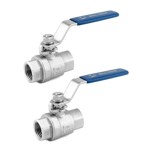 Stainless Steel Ball Valve - Color: Silver