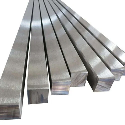 Silver Stainless Steel Square Bar