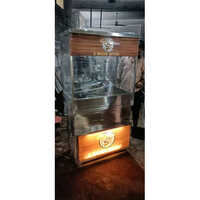 Silver Ss Momo Cart With 2 Burner For Street Momo Shop And Momo Stall