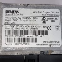 SIEMENS 6SL3210-1KE23-2UF1 POWER MODULE